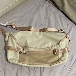 Calpak Cream and Tan Terra Sling Bag